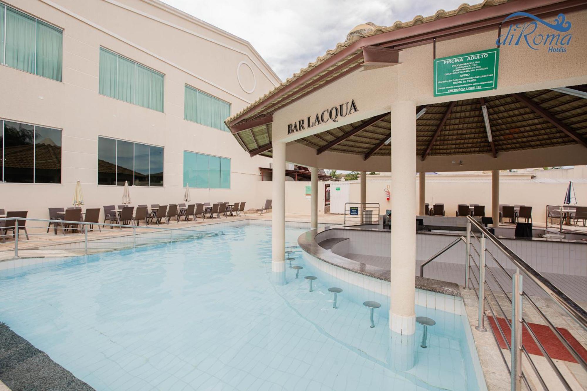 Di Roma Lacqua Caldas Novas Park 24H, Com Roupas De Cama E Banho ภายนอก รูปภาพ