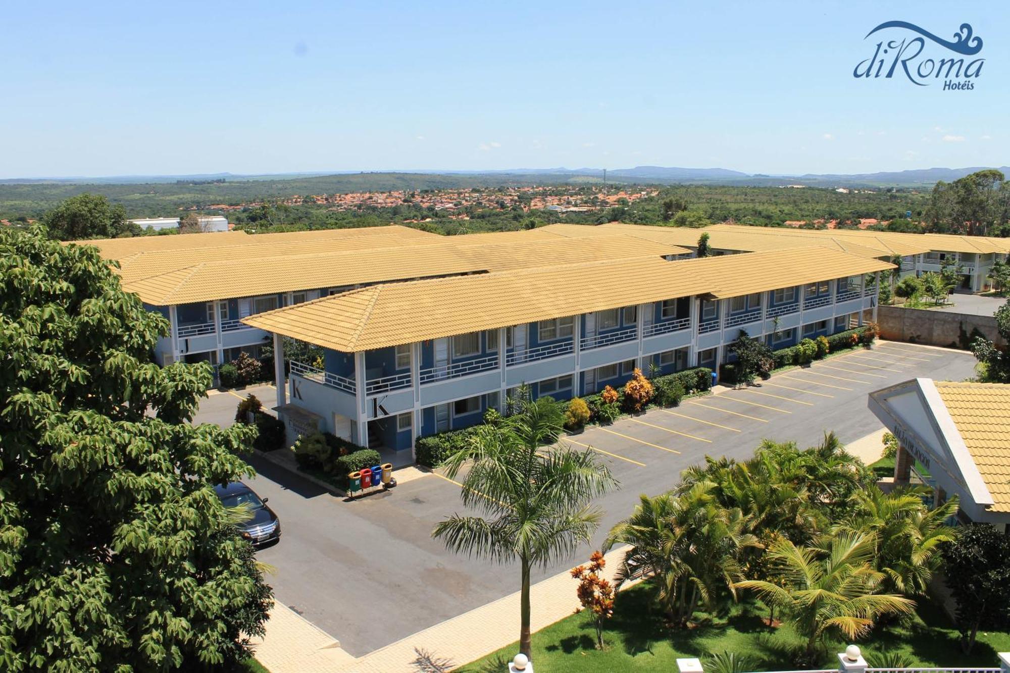 Di Roma Lacqua Caldas Novas Park 24H, Com Roupas De Cama E Banho ภายนอก รูปภาพ